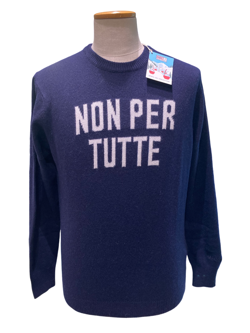 sainth barth maglione blu 'non per tutte'