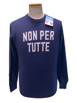 sainth barth maglione blu 'non per tutte'